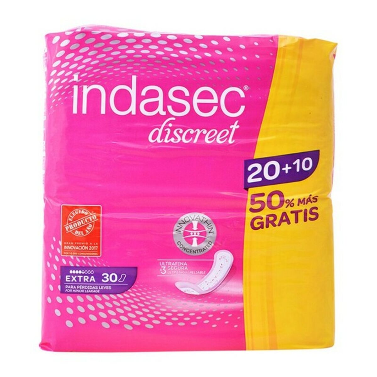 Inkontinens Sanitærpute Indasec